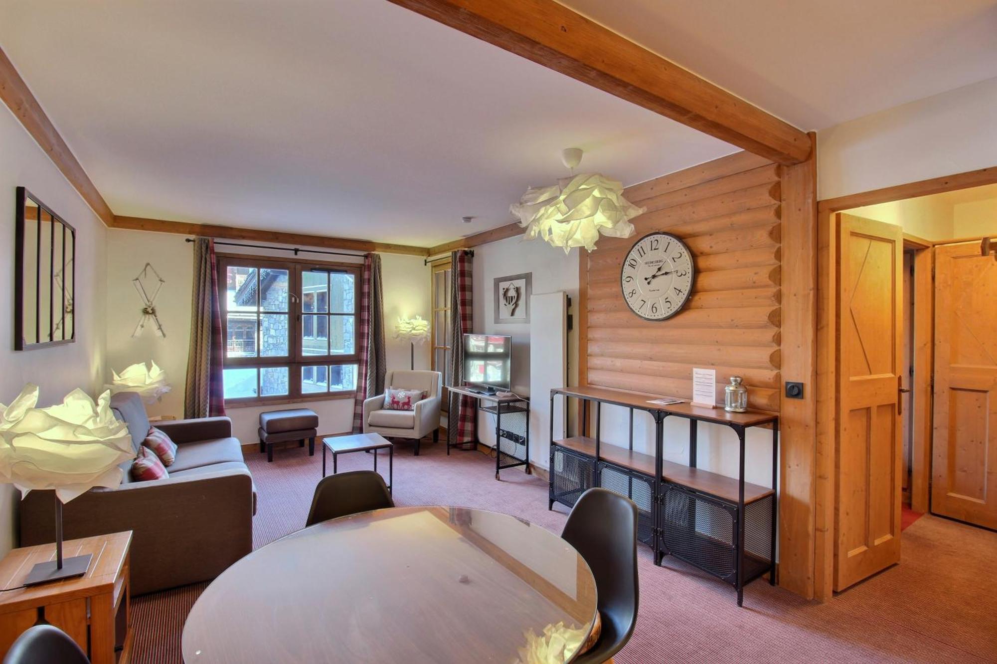 Arc 1950 - Appartement Moderne - Sauna Hammam Jacuzzi - 4 Personnes Les Arcs  Bagian luar foto