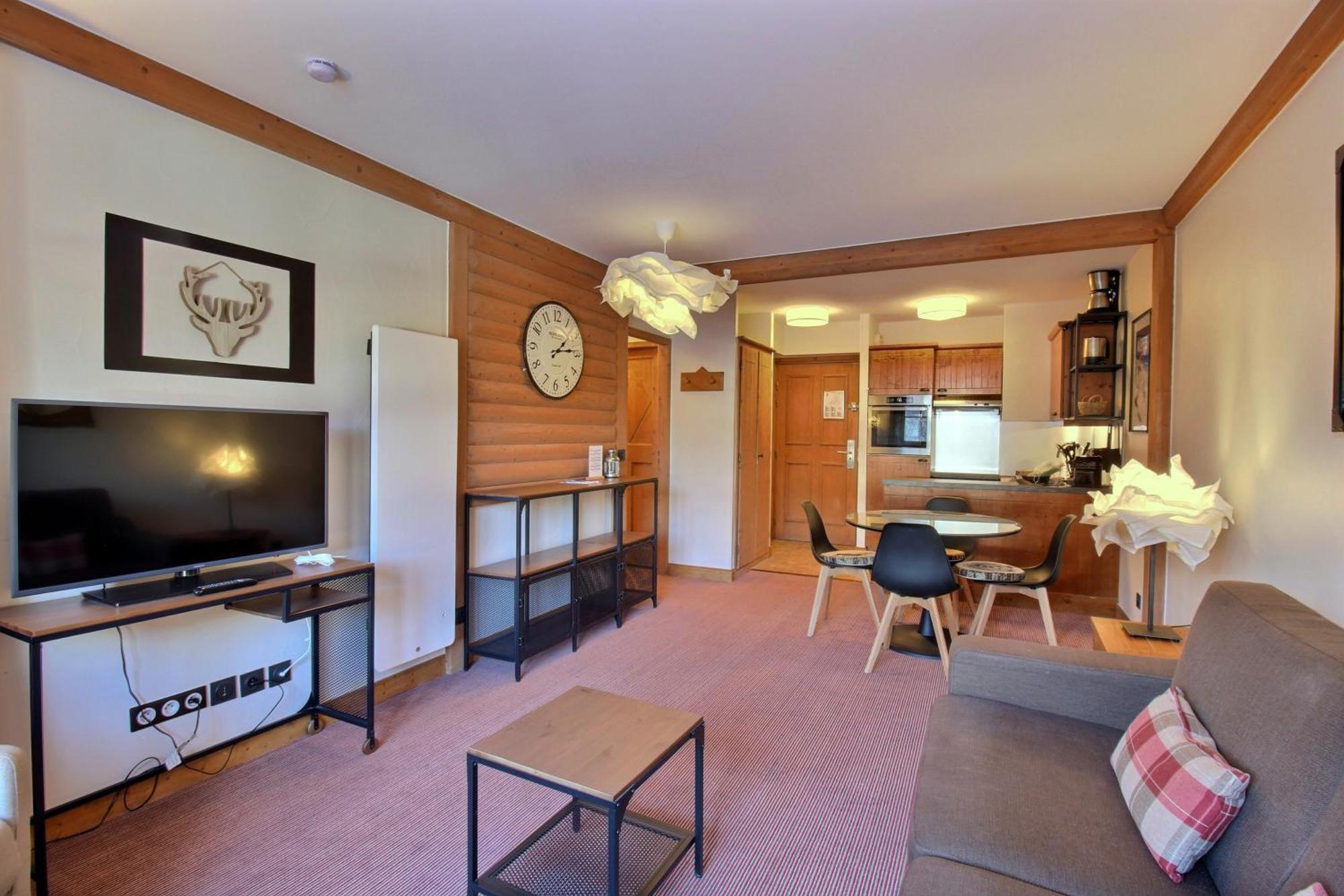 Arc 1950 - Appartement Moderne - Sauna Hammam Jacuzzi - 4 Personnes Les Arcs  Bagian luar foto