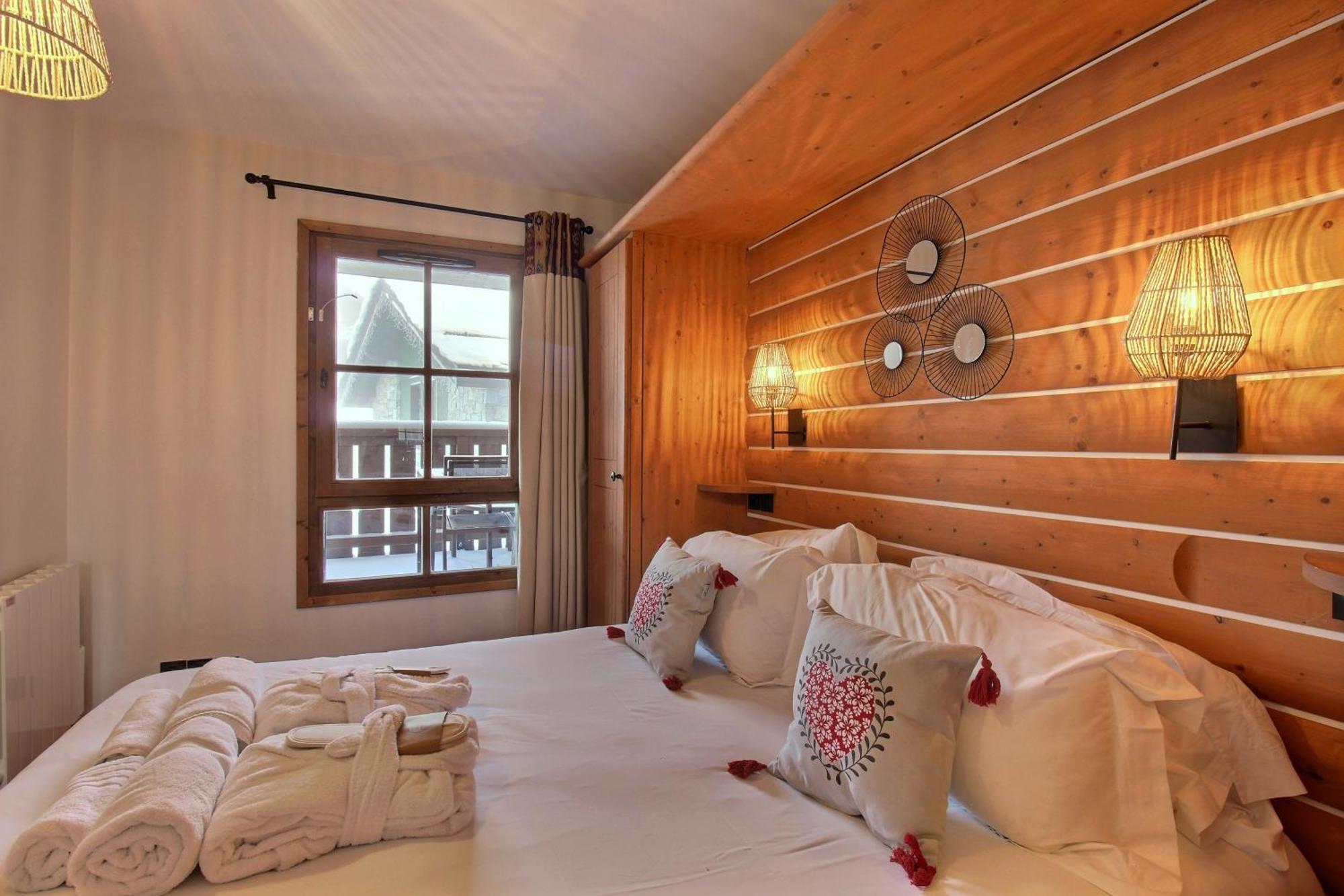 Arc 1950 - Appartement Moderne - Sauna Hammam Jacuzzi - 4 Personnes Les Arcs  Bagian luar foto