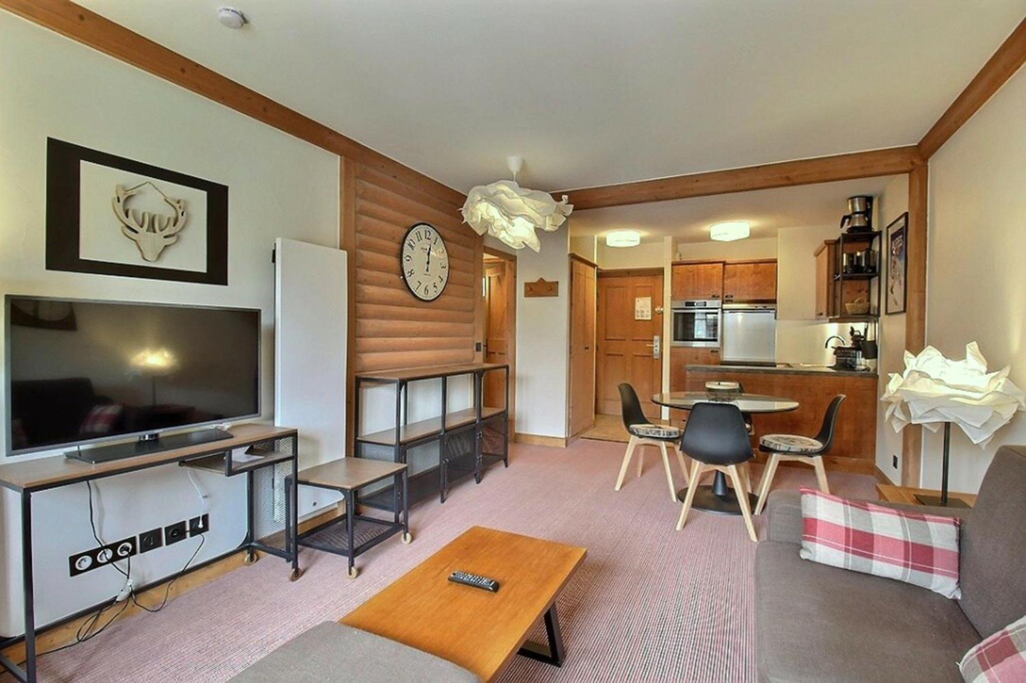 Arc 1950 - Appartement Moderne - Sauna Hammam Jacuzzi - 4 Personnes Les Arcs  Bagian luar foto